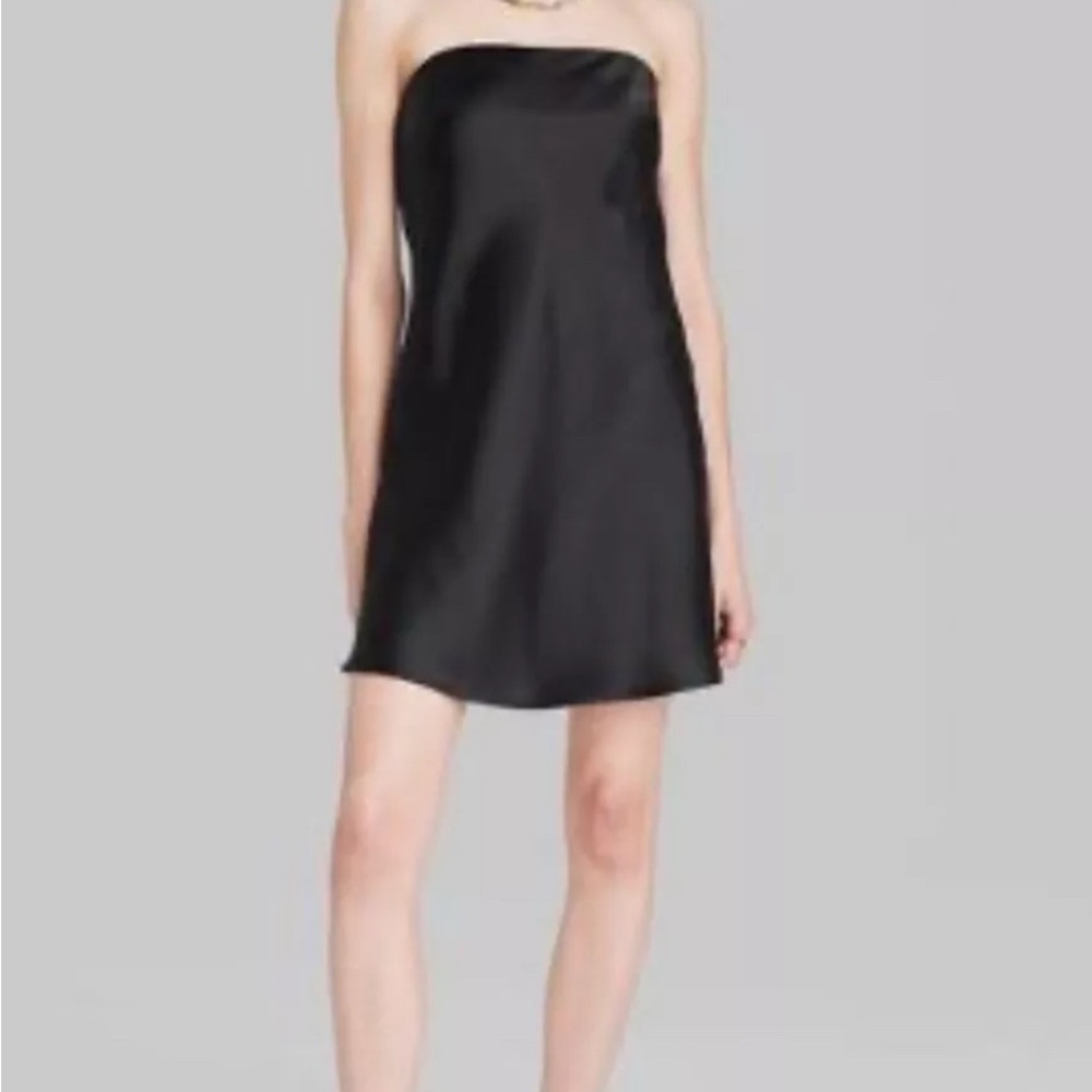 Wild Fable Black Strapless Dress